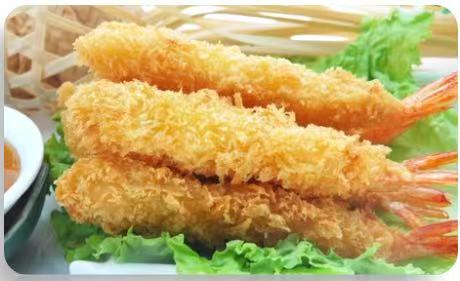 Pre-fried Panko Breaded Stretched Shrimp